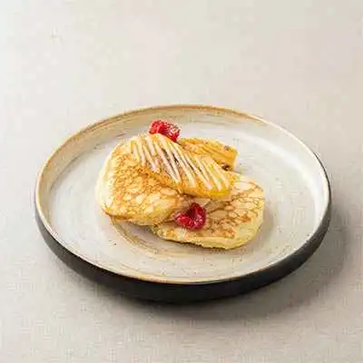 Banoffee Pancake With Sugar Free Caramel Sauce